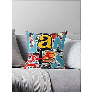 The Bangles 03 Logos Throw Pillow
