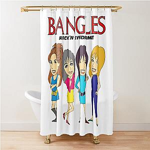 Bangles cartoon from Japanese EP Rock n Syndrome Shower Curtain
