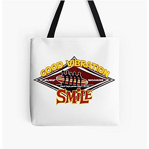 Good Vibration  Beach Boys diamond California Smile All Over Print Tote Bag