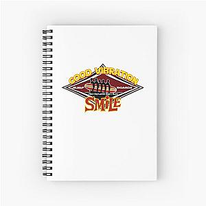 Good Vibration  Beach Boys diamond California Smile Spiral Notebook