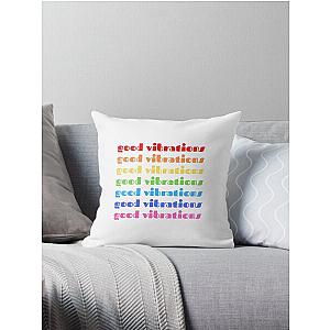 good vibrations sixties seventies the beach boys music Throw Pillow