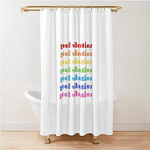 good vibrations sixties seventies the beach boys music Shower Curtain