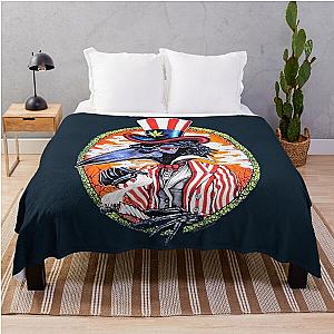  American Rock Band Group Music Classic T-Shirt Throw Blanket