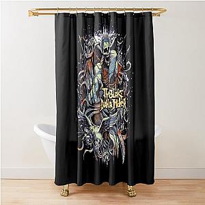 Thé Bláck Dáhlíá Múrdér style  (1) Shower Curtain