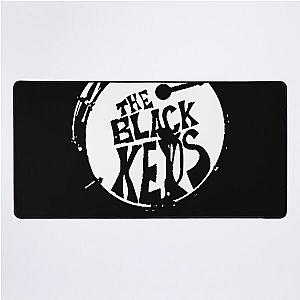 Round the black keys Desk Mat