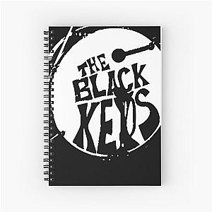 Round the black keys Spiral Notebook