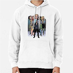 The boys retro art Pullover Hoodie