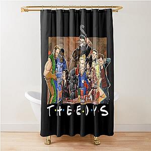 The Boys cartoon fanart Shower Curtain