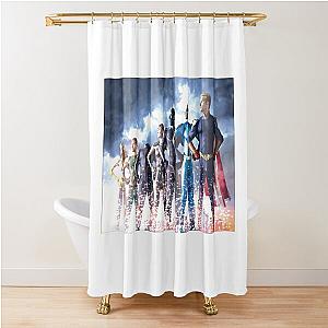 The boys tv Shower Curtain