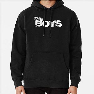 The Boys logo White Pullover Hoodie