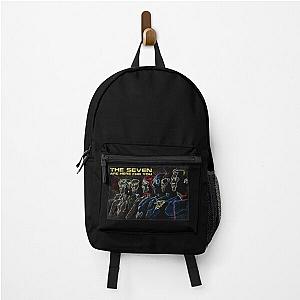 the boys tv show are here on you Backpack