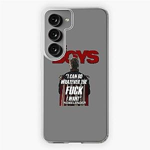 Homelander Quote from The Boys Samsung Galaxy Soft Case