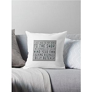 Billy Butcher the boys Throw Pillow