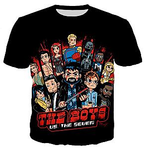 The Boys T-Shirts - The Boys Us The Seven Printed T-Shirt