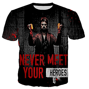 The Boys T-Shirts - Never Meet Your Heroes Printed T-Shirt