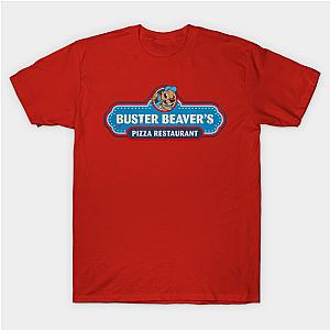 The Boys T-Shirts - Buster Beaver's Pizza Restaurant Logo (The Boys) Distressed T-Shirt