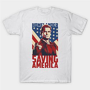 The Boys T-Shirts - Homelander Saving America T-Shirt