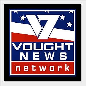 The Boys Posters - Vought News Network Logo Poster