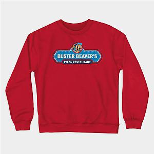 The Boys Sweatshirts - Buster Beaver's Pizza Restaurant Logo (The Boys) Distressed Sweatshirt