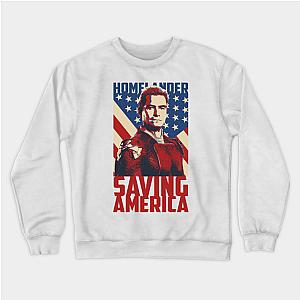 The Boys Sweatshirts - Homelander Saving America Sweatshirt