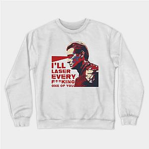 The Boys Sweatshirts - Homelander With Laser Quote Sweatshirt