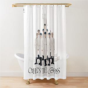 The Boyz She's The Boss Shower Curtain