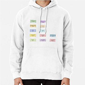 The Boyz Members name Stickers Pullover Hoodie