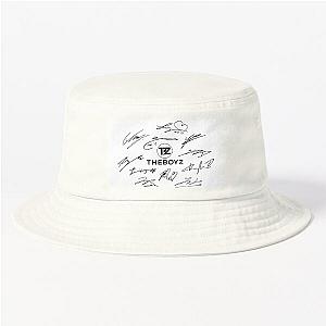 The Boyz - Logo & signatures (white) Bucket Hat