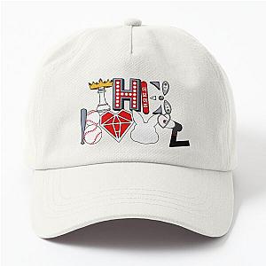 The Boyz inspired letter doodles Dad Hat