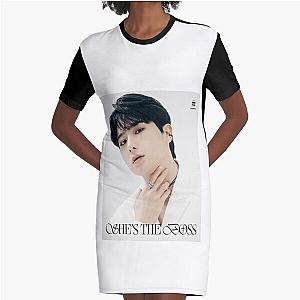 The Boyz Hyunjae She's The Boss  Graphic T-Shirt Dress