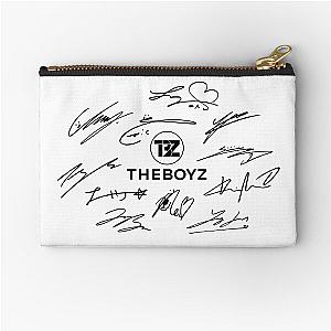 The Boyz - Logo & signatures (white) Zipper Pouch