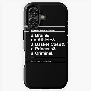 The Breakfast Club iPhone Tough Case