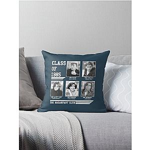 The Breakfast Club  class of 1985 Throw Pillow