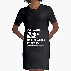 The Breakfast Club Jetset Graphic T-Shirt Dress