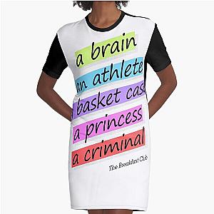 The Breakfast Club Squad Graphic T-Shirt Dress