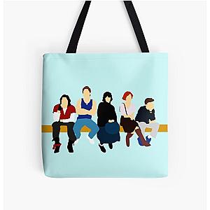 The Breakfast Club  John Hughes Unique Minimalist Design All Over Print Tote Bag