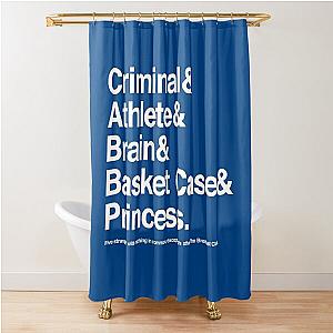 The Breakfast Club Jetset Shower Curtain