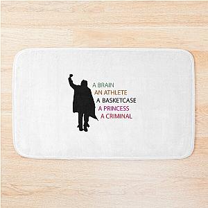 The Breakfast Club - A Brain, An Athlete, A Basketcase, a Princess and a Criminal Bath Mat