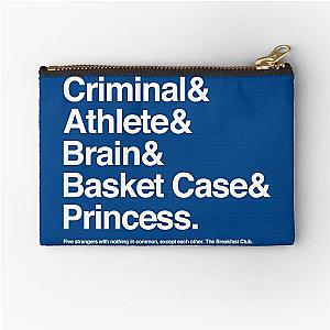 The Breakfast Club Jetset Zipper Pouch