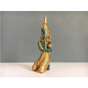 Temple Guardian Teppanom Temple Guardian Figure Thailand Statue Figure Sculpture Asia 22 cm Flagship ET2101