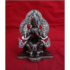 Buddhism Lord Maitreya Buddha Fine Copper Oxide Statue Handmade Nepal free Flagship ET2101