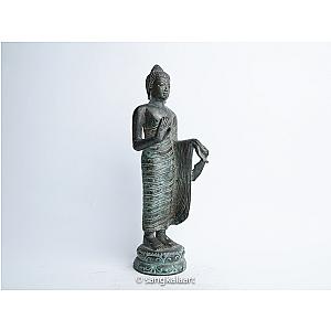 Standing Buddha, Buddha Statue ,Bronze Statue, Brass Buddha, Buddhist, Buddhism, Spiritual, 7.8" inch ( 19 cm ) Flagship ET2101