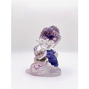 Crystal Infused Buddha Statue l Buddha Statue l Resin Buddha Statue l Amethyst Buddha Statue l Resin Art Flagship ET2101