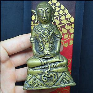 Phra Chai Ngang Kamen Cambodia Style Holy Statue Buddhism Talisman Phra Ngang Buddha Statue Flagship ET2101