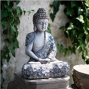 Handmade Buddha Statue Decoration Ornament | Outdoor Garden Living Room Study Room | Religion Spiritual | Gifting for him or her Flagship ET2101