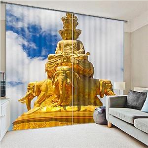 Buddha curtain  gold throne Flagship BW1901