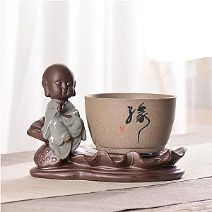 Buddha flower pot  Enameled Flagship BW1901