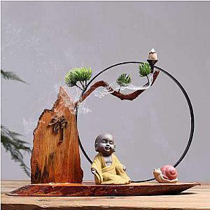 Buddha Incense Burner Buddha Caricature Sacred Circle Flagship BW1901