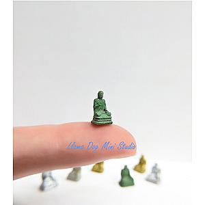 1 Hand Painted World's Tiniest Buddha Statue - Micro Statue for Jewelry, Diorama's, Resin, Train Sets, Book Nook's and more! Flagship ET2101