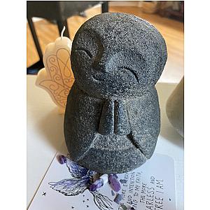 Zen Buddha Statue Stone Figurine, Altar Space, Indoors And Outdoor Garden Statue Flagship ET2101